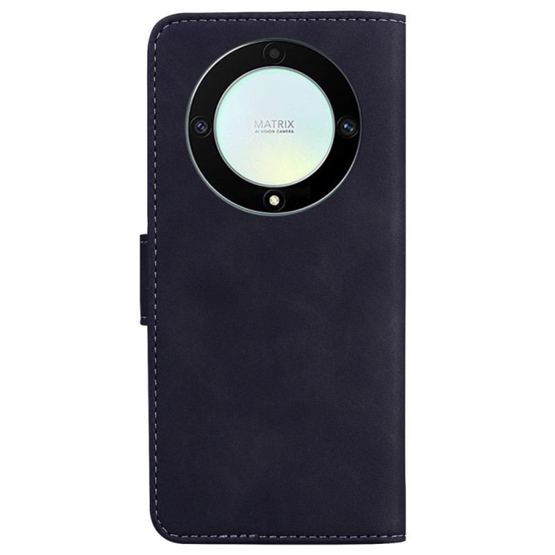 Capa Flip Para Honor Magic 5 Lite Costuras Expostas