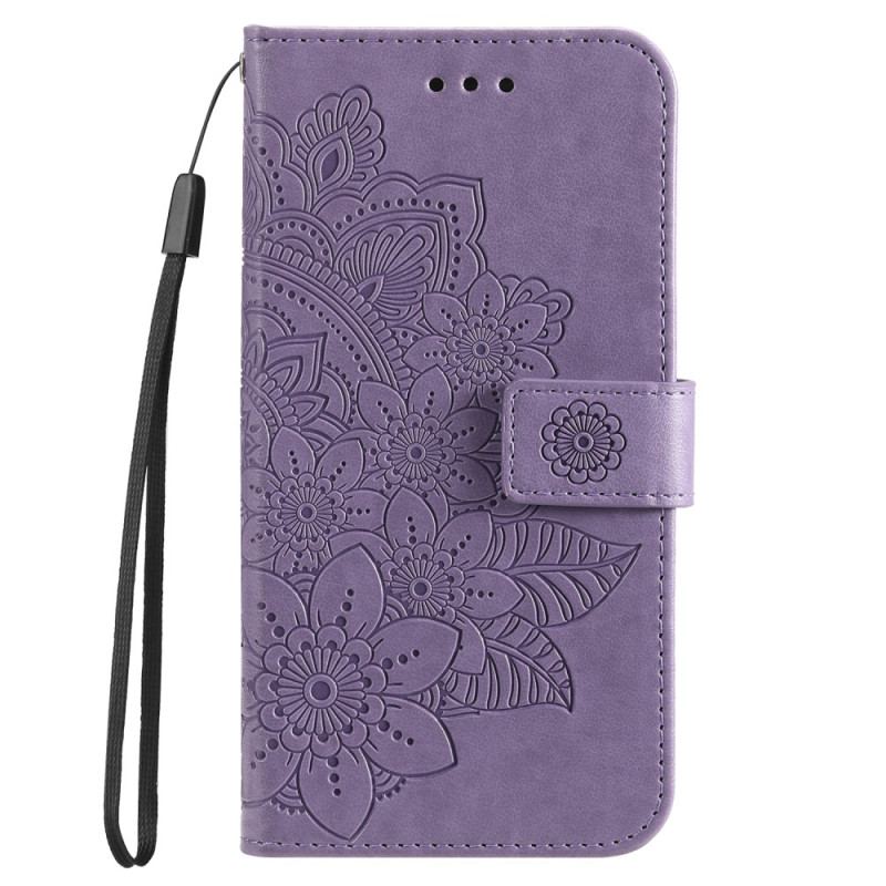 Capa Folio Para Honor Magic 5 Lite De Cordão Mandala Strappy