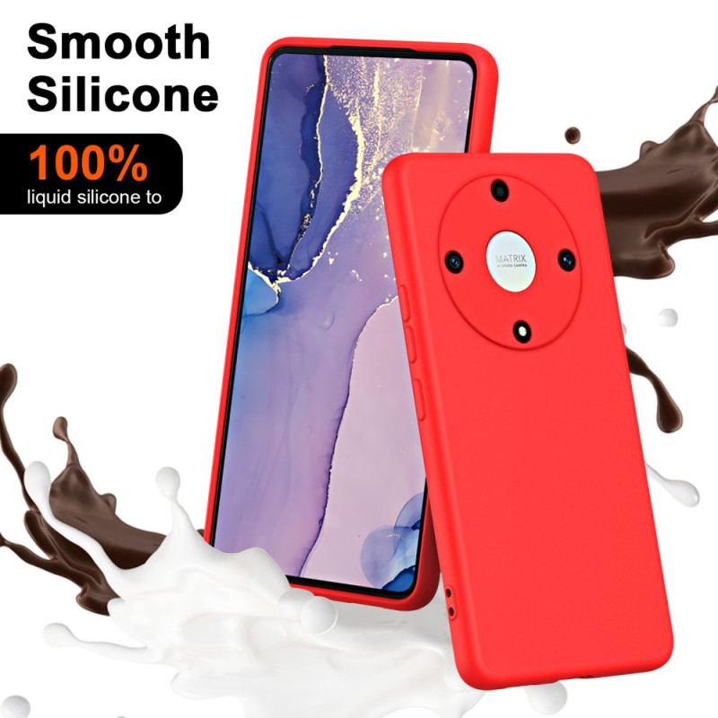 Capa Para Honor Magic 5 Lite Silicone Fosco