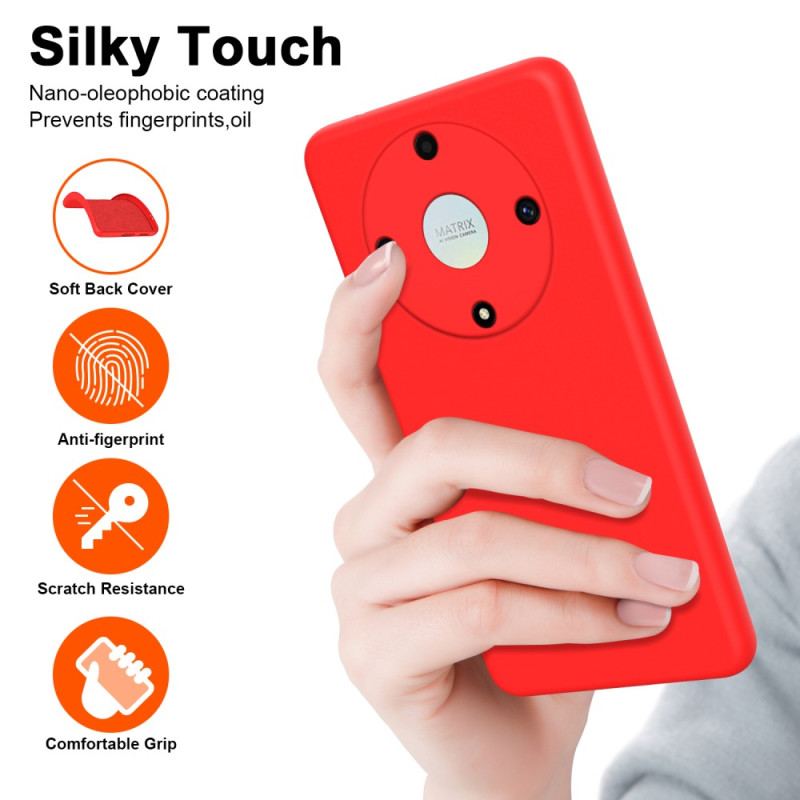 Capa Para Honor Magic 5 Lite Silicone Fosco