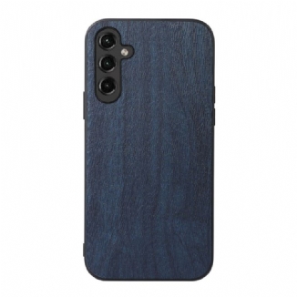 Capa De Celular Para Samsung Galaxy A14 / A14 5G Couro Sintético Efeito De Madeira