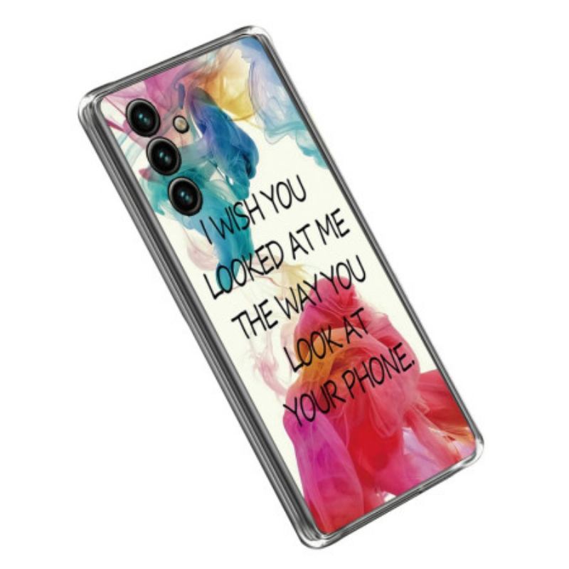 Capa De Celular Para Samsung Galaxy A14 / A14 5G Silicone Eu Queria