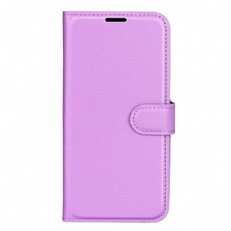 Capa De Couro Para Samsung Galaxy A14 / A14 5G Couro Falso Clássico