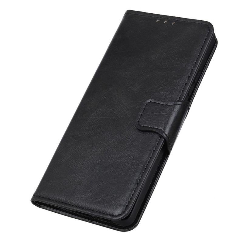 Capa De Couro Para Samsung Galaxy A14 / A14 5G Fecho Reversível