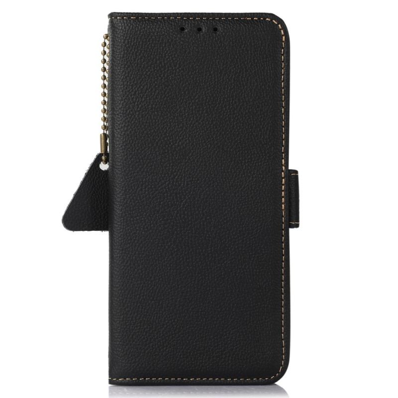 Capa De Couro Para Samsung Galaxy A14 / A14 5G Rfid De Couro Genuíno