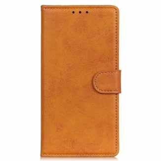 Capa De Couro Para Samsung Galaxy A14 / A14 5G Couro Sintético Fosco