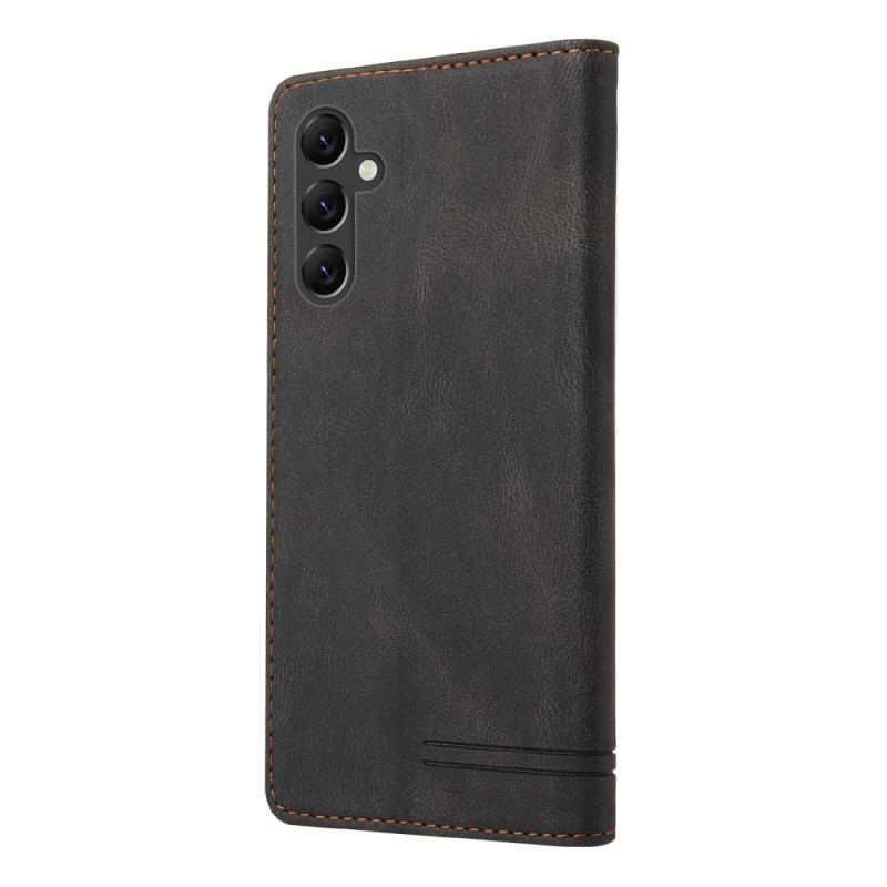 Capa De Couro Para Samsung Galaxy A14 / A14 5G Couro Sintético Gq.utrobe