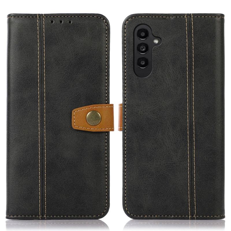 Capa Flip Para Samsung Galaxy A14 / A14 5G Alça Vintage