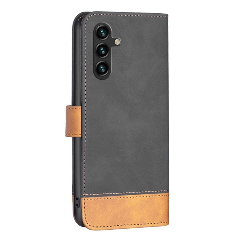 Capa Flip Para Samsung Galaxy A14 / A14 5G Bicolor Binfen Color