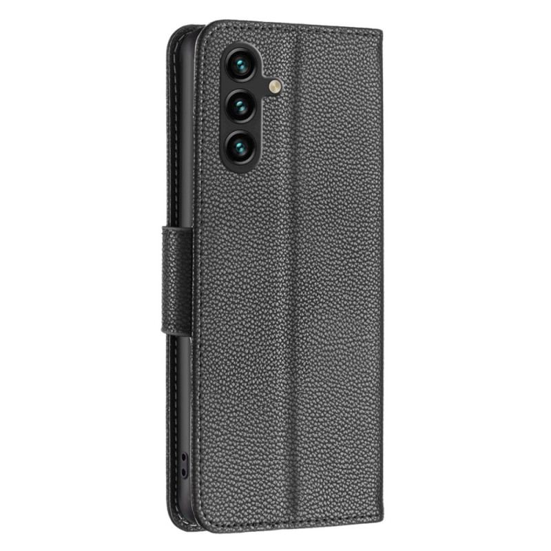 Capa Flip Para Samsung Galaxy A14 / A14 5G De Cordão Fecho Alça Oblíqua