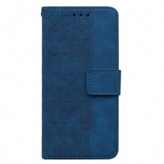 Capa Flip Para Samsung Galaxy A14 / A14 5G De Cordão Padrão De Tiras