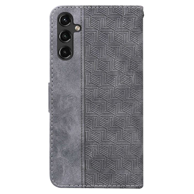 Capa Flip Para Samsung Galaxy A14 / A14 5G De Cordão Padrão De Tiras