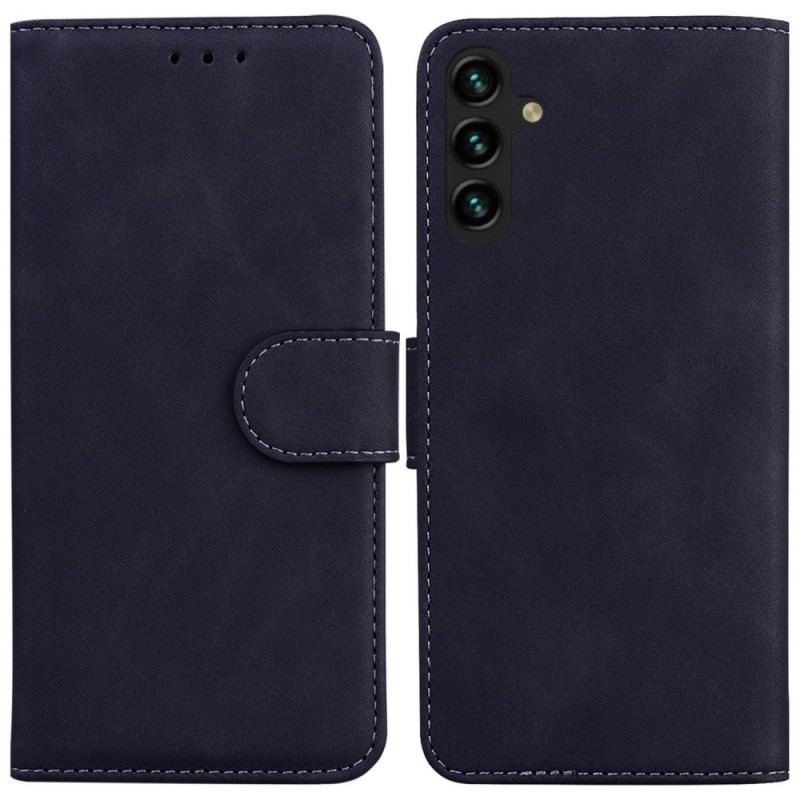 Capa Flip Para Samsung Galaxy A14 / A14 5G Costuras Expostas