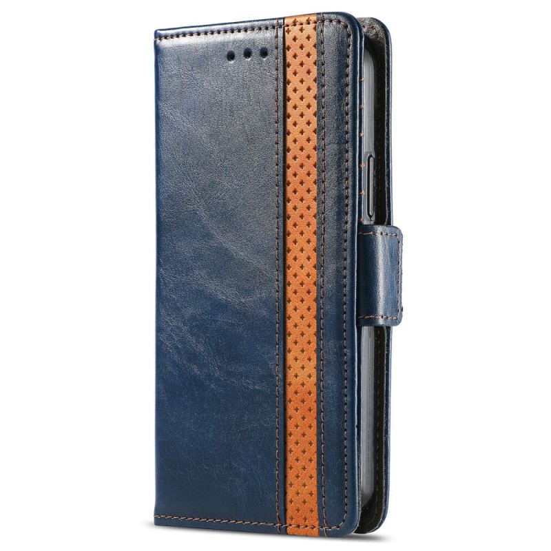 Capa Folio Para Samsung Galaxy A14 / A14 5G Fecho Duplo Bicolor