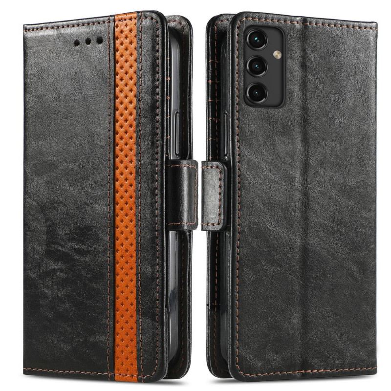 Capa Folio Para Samsung Galaxy A14 / A14 5G Fecho Duplo Bicolor