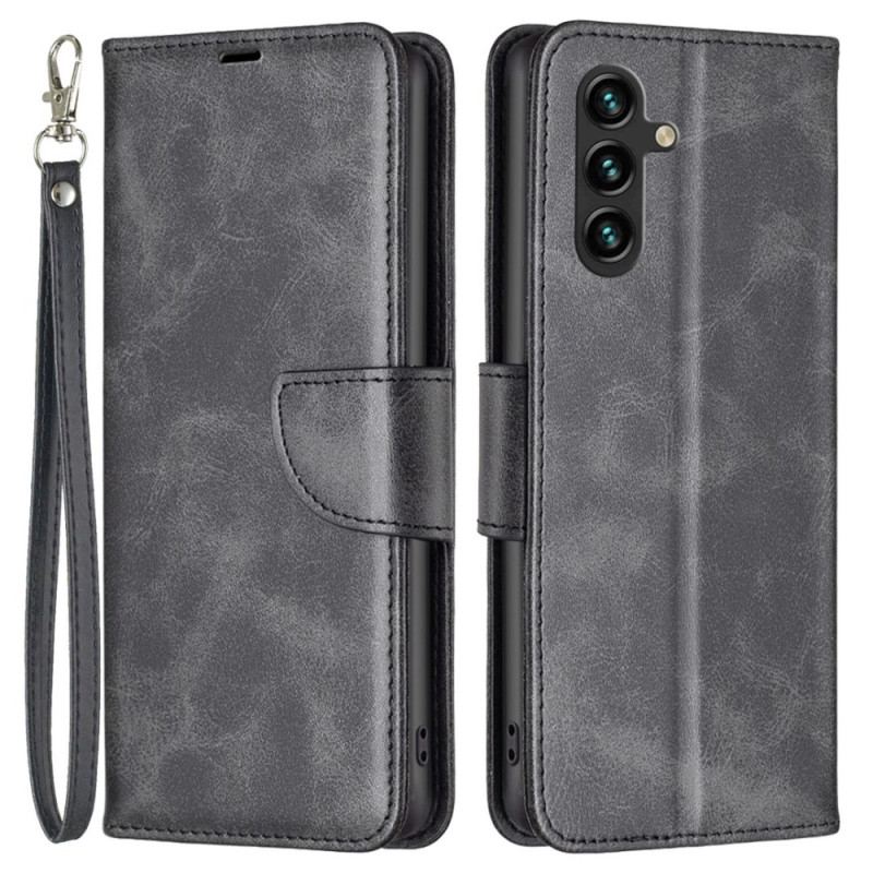 Capa Folio Para Samsung Galaxy A14 / A14 5G Fecho Oblíquo