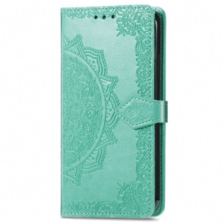 Capa Folio Para Samsung Galaxy A14 / A14 5G Mandala Vintage