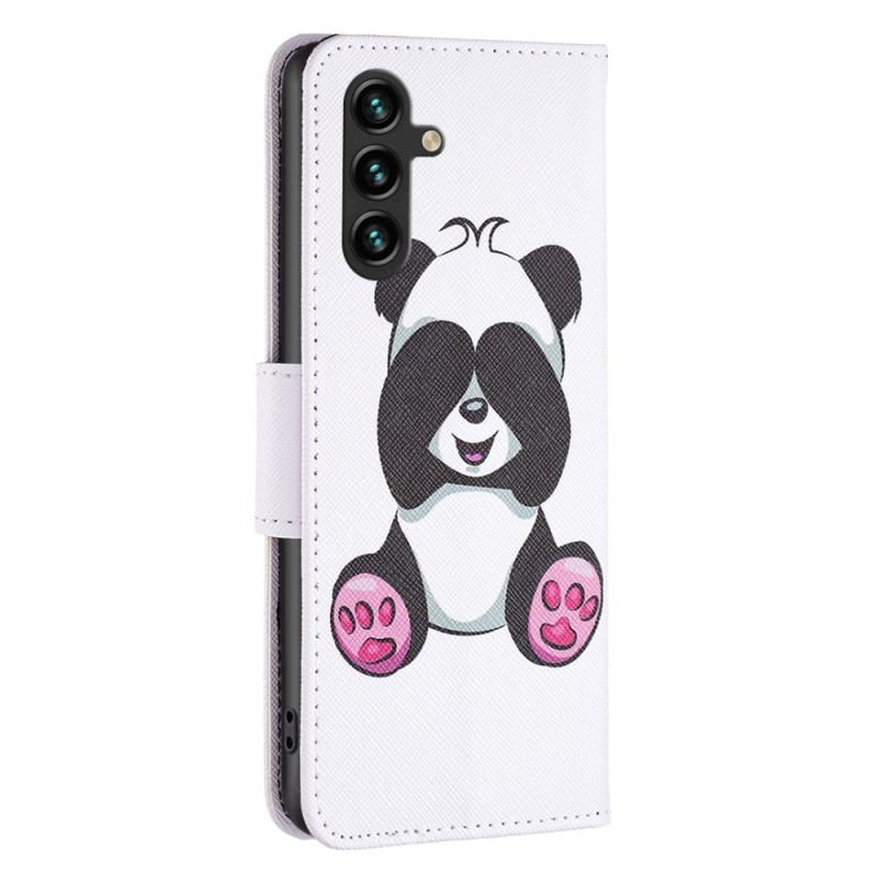 Capa Folio Para Samsung Galaxy A14 / A14 5G Panda