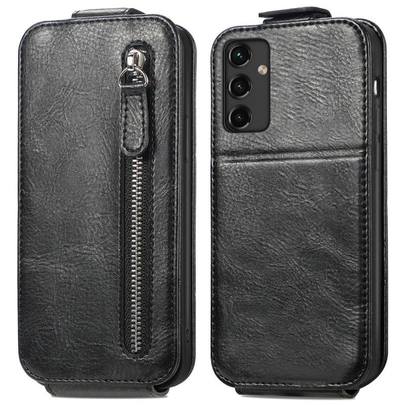 Capa Folio Para Samsung Galaxy A14 / A14 5G Capa Tipo Carteira Flip Carteira Integrada Com Aba Vertical