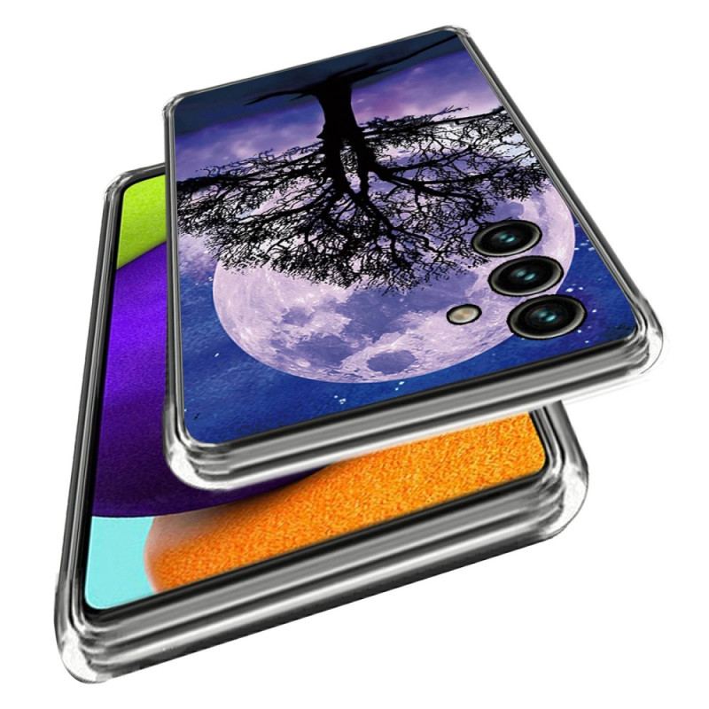 Capa Para Samsung Galaxy A14 / A14 5G Árvore Lunar