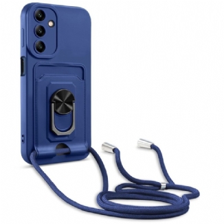 Capa Para Samsung Galaxy A14 / A14 5G De celular Cordão Com Porta-cartões E Anel De Suporte