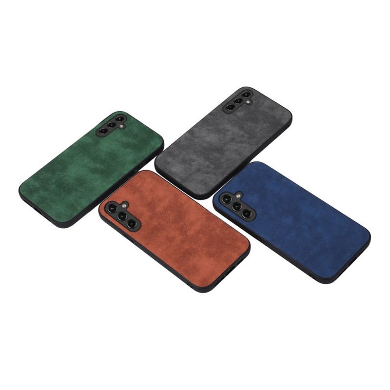 Capa Para Samsung Galaxy A14 / A14 5G Efeito Couro