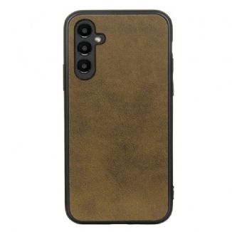 Capa Para Samsung Galaxy A14 / A14 5G Efeito De Couro De Aparência Refinada