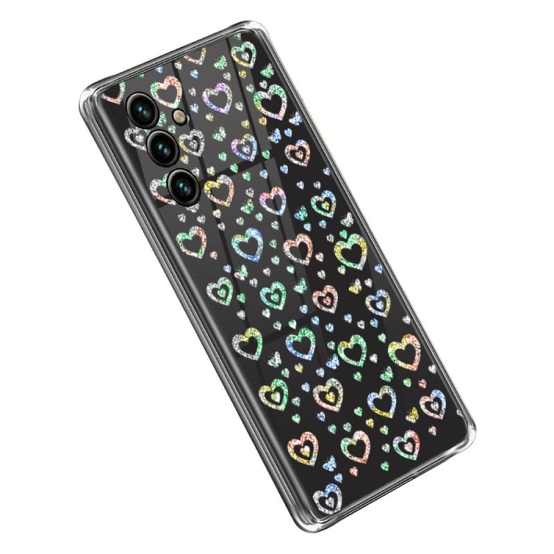 Capa Para Samsung Galaxy A14 / A14 5G Estrelas / Corações