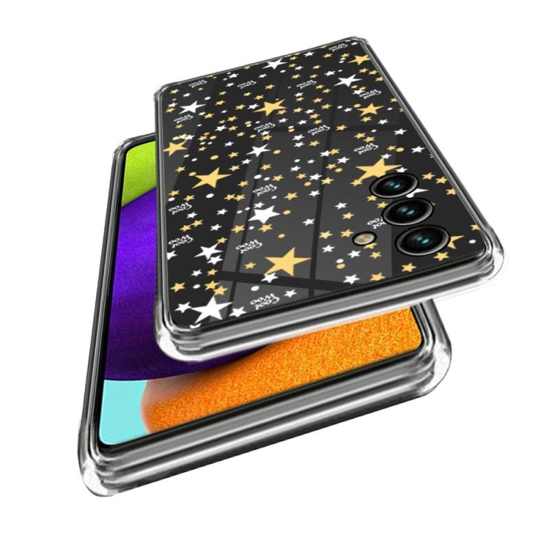 Capa Para Samsung Galaxy A14 / A14 5G Estrelas / Corações