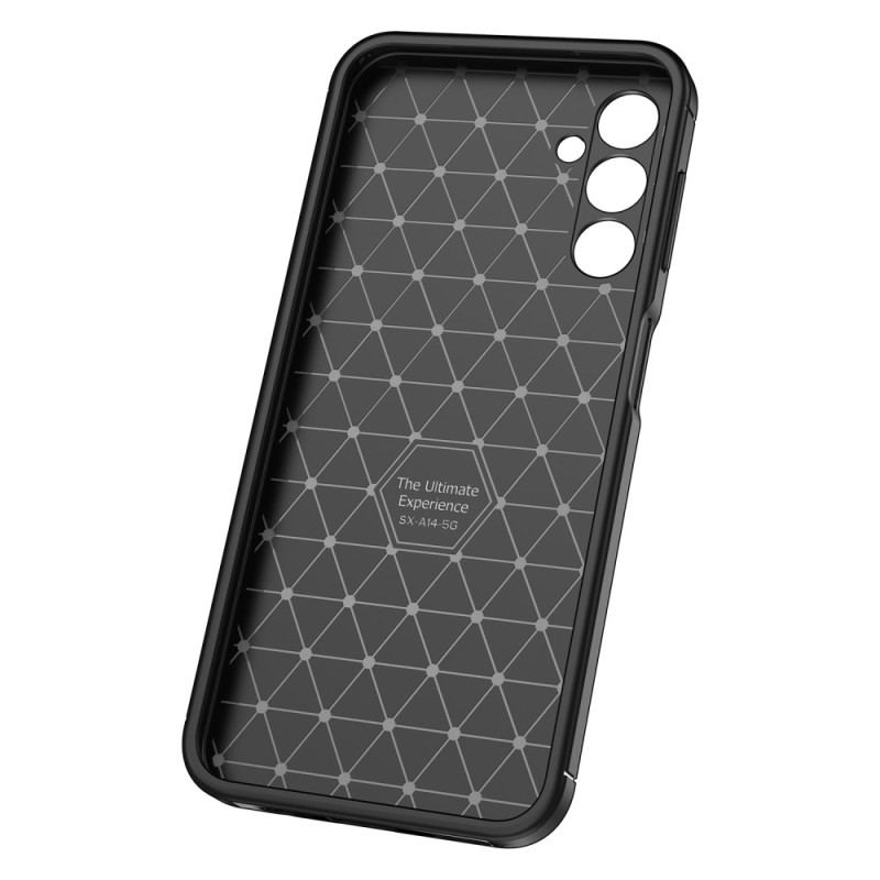 Capa Para Samsung Galaxy A14 / A14 5G Fibra De Carbono Flexível