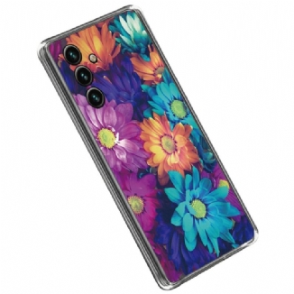 Capa Para Samsung Galaxy A14 / A14 5G Flor Flexível