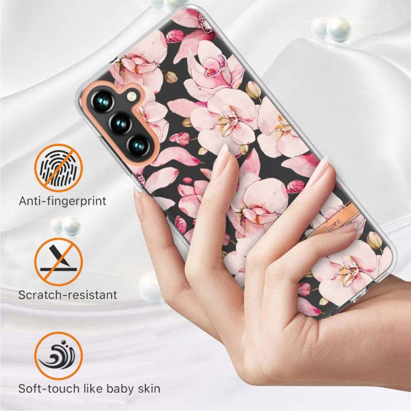 Capa Para Samsung Galaxy A14 / A14 5G Flores Coloridas