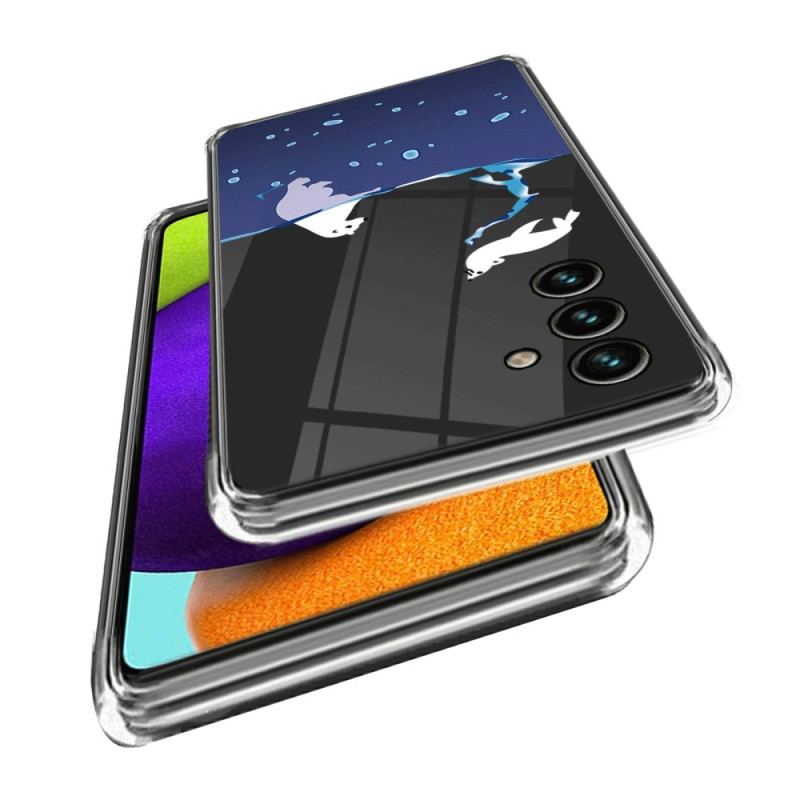 Capa Para Samsung Galaxy A14 / A14 5G Jogos Do Mar Transparente