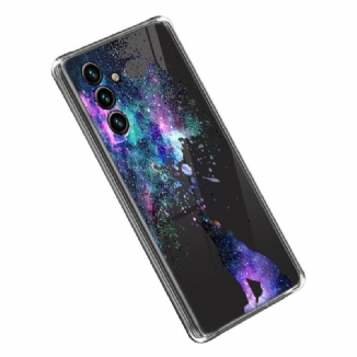 Capa Para Samsung Galaxy A14 / A14 5G Lobo Selvagem Sem Costura