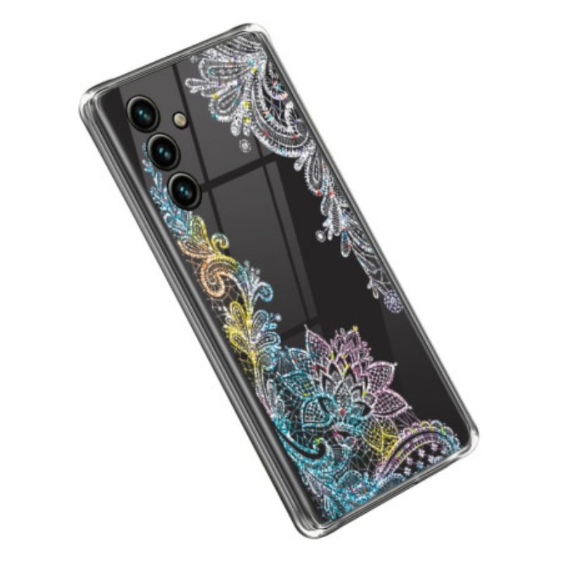 Capa Para Samsung Galaxy A14 / A14 5G Mandala De Renda Sem Costura