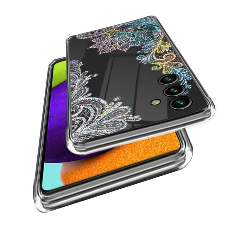 Capa Para Samsung Galaxy A14 / A14 5G Mandala De Renda Sem Costura