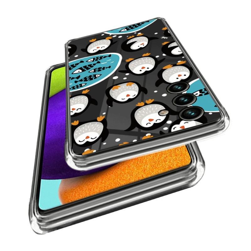 Capa Para Samsung Galaxy A14 / A14 5G Pinguins