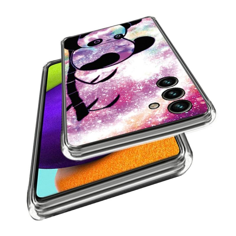 Capa Para Samsung Galaxy A14 / A14 5G Silicone Panda De Cabeça Para Baixo