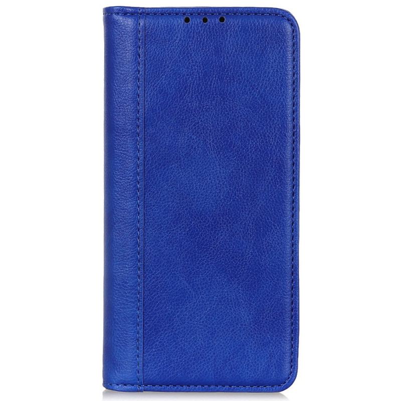 Capa De Celular Para Sony Xperia Pro-I Flip Couro Litchi Elegance Dividido