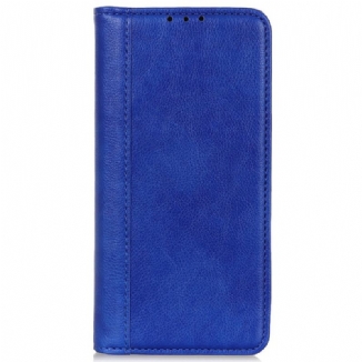 Capa De Celular Para Sony Xperia Pro-I Flip Couro Litchi Elegance Dividido