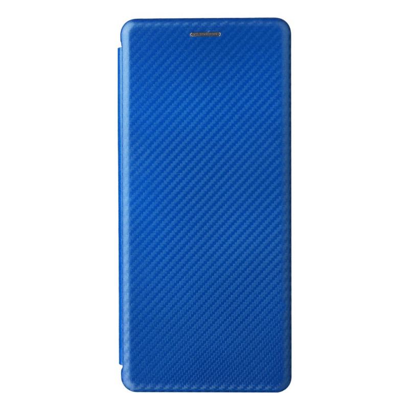 Capa De Celular Para Sony Xperia Pro-I Flip Fibra De Carbono