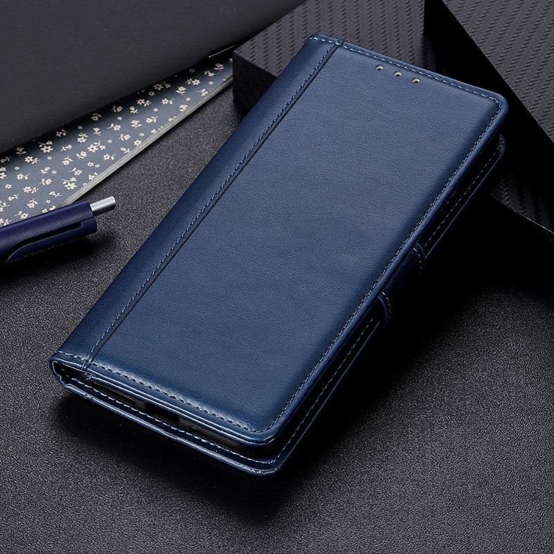 Capa De Couro Para Sony Xperia Pro-I Estilo De Couro