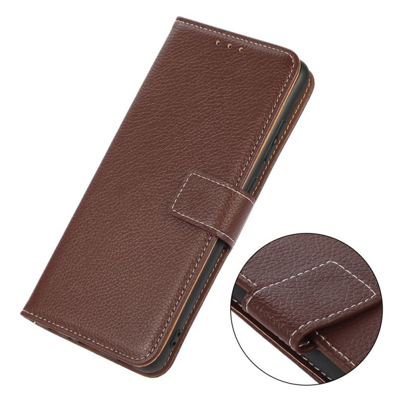 Capa Flip Para Sony Xperia Pro-I Costuras Expostas De Lichia