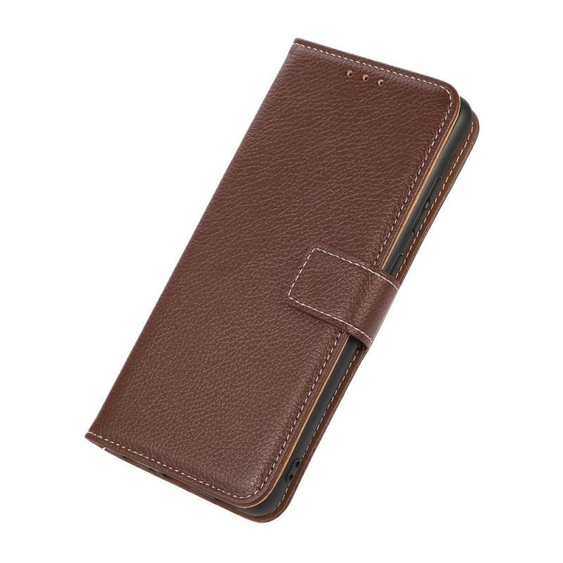 Capa Flip Para Sony Xperia Pro-I Costuras Expostas De Lichia