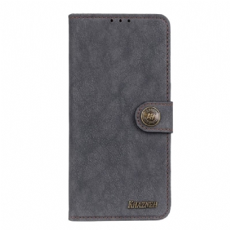 Capa Flip Para Sony Xperia Pro-I Couro Dividido Retrô Khazneh