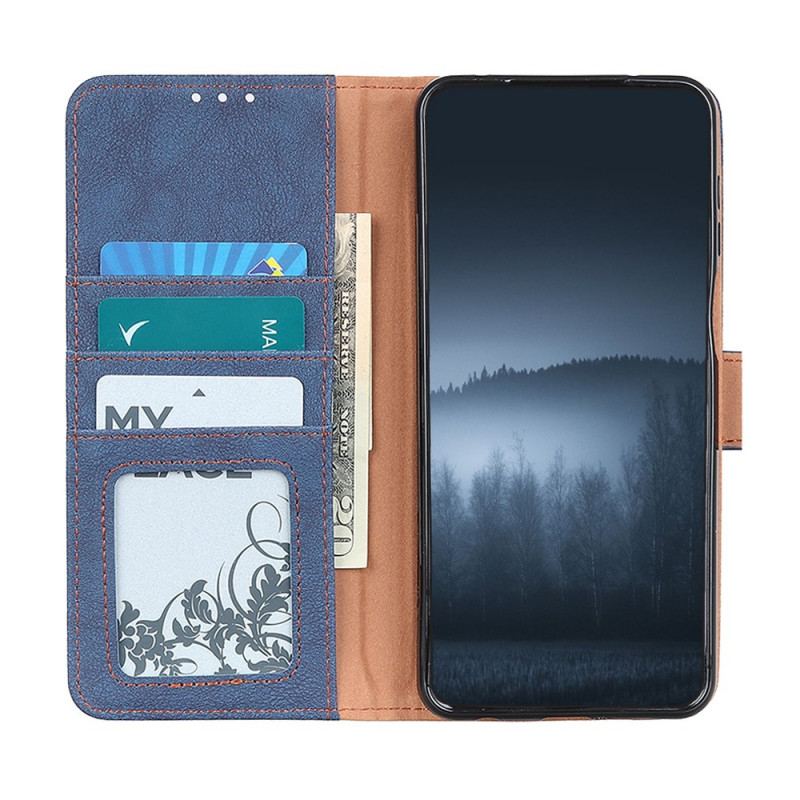 Capa Flip Para Sony Xperia Pro-I Couro Dividido Retrô Khazneh