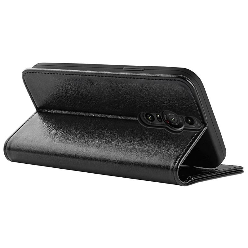 Capa Flip Para Sony Xperia Pro-I Couro Ultra Sintético