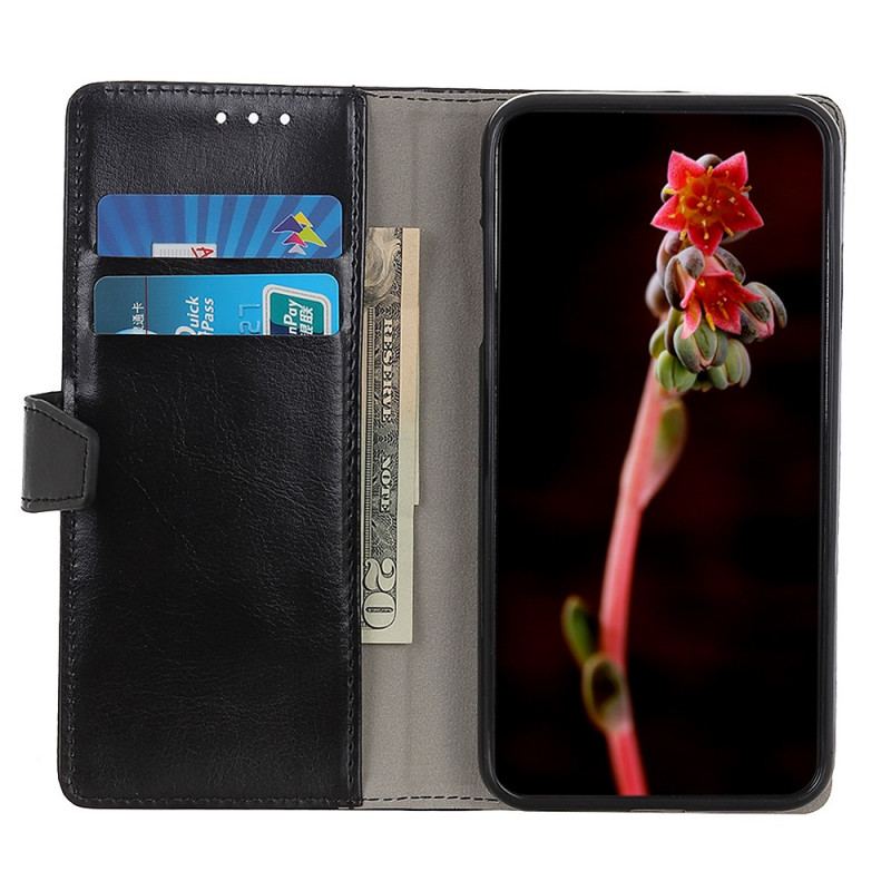 Capa Flip Para Sony Xperia Pro-I Efeito Couro Brilhante Simples