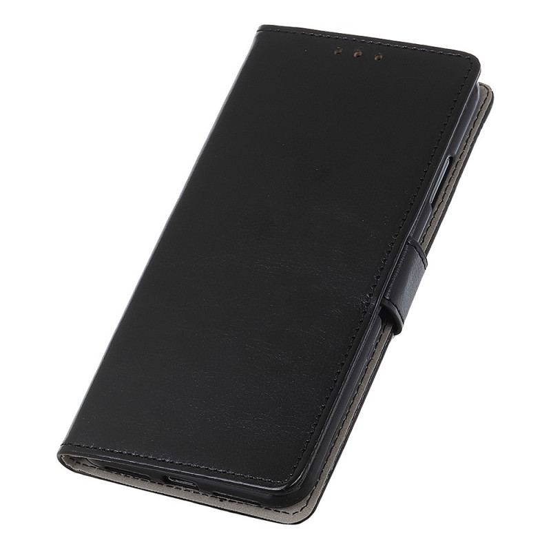 Capa Flip Para Sony Xperia Pro-I Efeito Couro Brilhante Simples