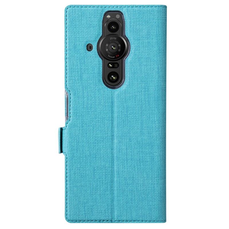 Capa Flip Para Sony Xperia Pro-I Vili Dmx Texturizado